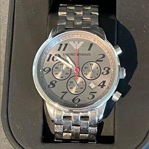 Watch Emporio Armani Man AR0624 Quartz Analogue Chronograph Steel